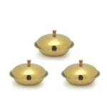 Arebian Donga Set gold finish Hammered (set of 3)